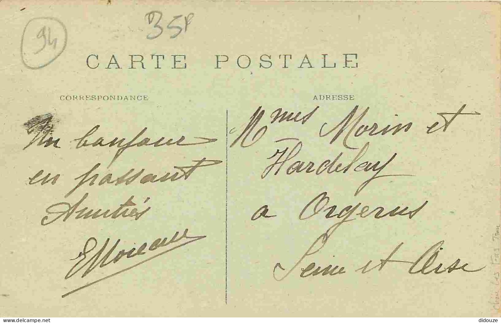 94 - Maisons Alfort - L'Ecluse Et Le Barrage Sur La Marne - CPA - Oblitération Ronde De 1923 - Voir Scans Recto-Verso - Maisons Alfort