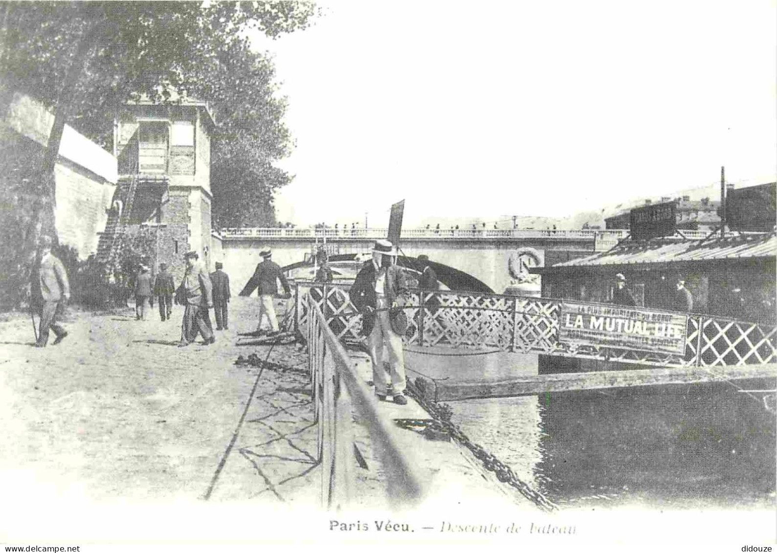 Reproduction CPA - 75 Paris - Descente De Bateau - CPM - Carte Neuve - Voir Scans Recto-Verso - Non Classés