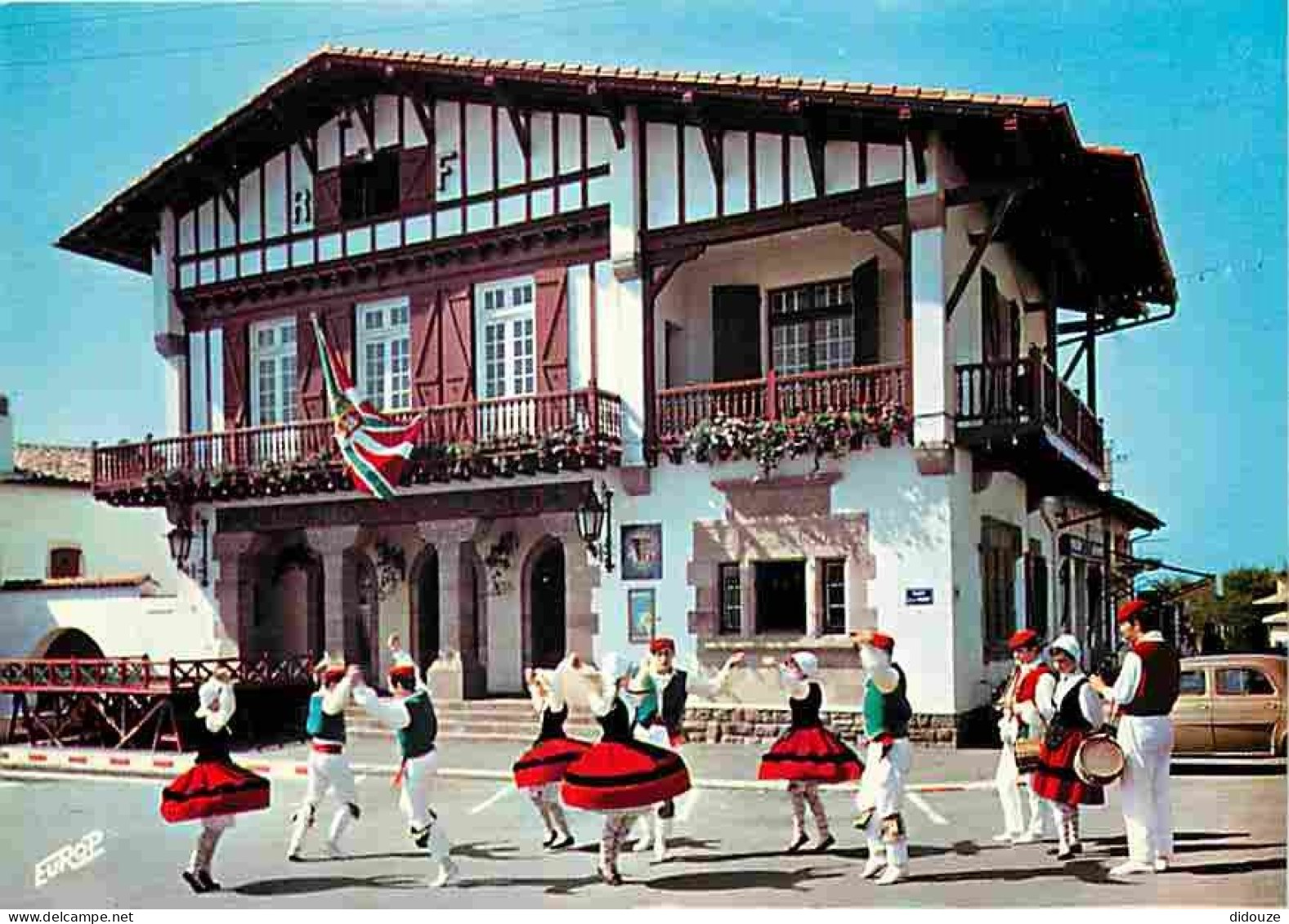 Folklore - Danses - Pays Basque - Ballets Basques De Bayonne - Le Fandango à Bidart - Carte Neuve - Voir Scans Recto Ver - Tänze