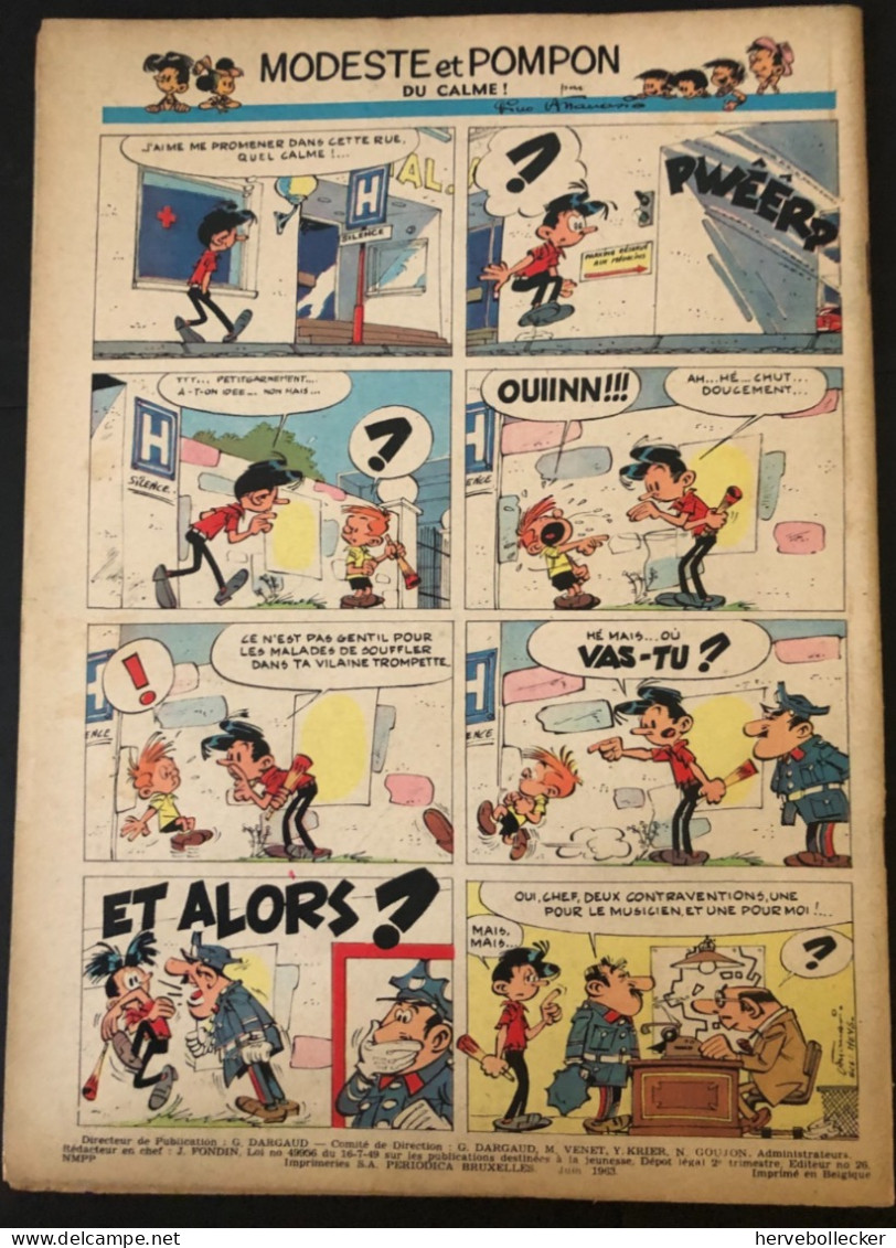 TINTIN Le Journal Des Jeunes N° 765 - 1963 - Tintin