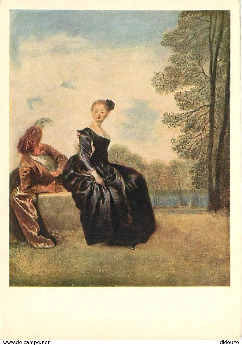 Art - Peinture - Antoine Watteau - Carte Russe - Carte Neuve - CPM - Voir Scans Recto-Verso - Peintures & Tableaux