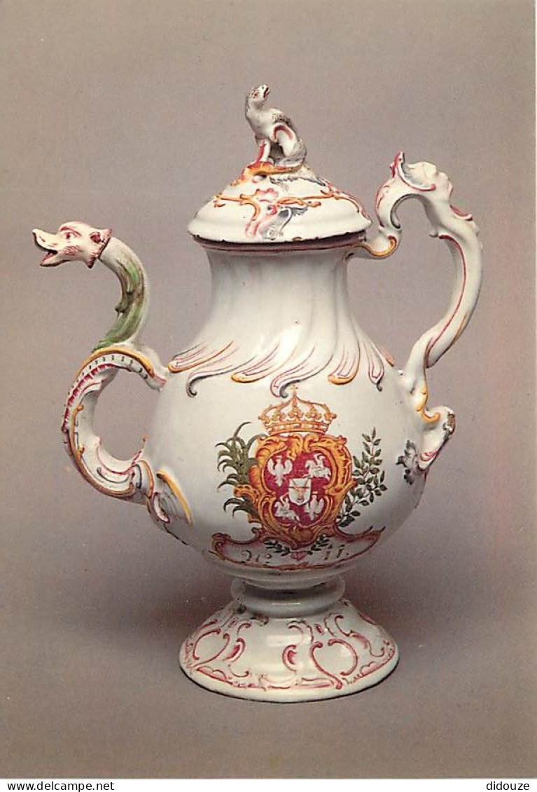 Art - Faience - Chevrette - Wet-Drug Jar - Niderviller - C. 1760 - Faïence à Décor De Petit Feu - Nancy, Musée Historiqu - Articles Of Virtu