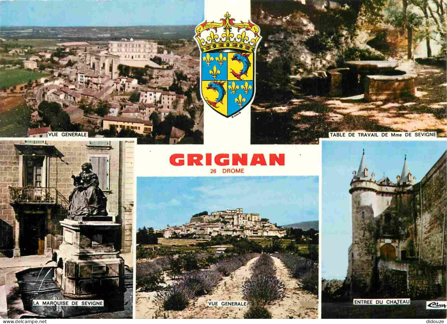 26 - Grignan - Multivues - Blasons - CPM - Voir Scans Recto-Verso - Grignan