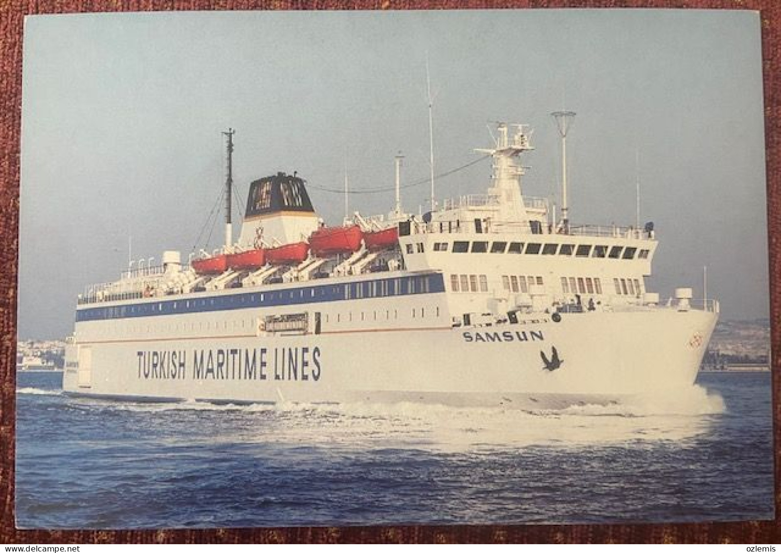 TURKEY,TURKEI,TURQUIE ,TURKISH MARITIME LINES ,SAMSUN,POSTCARD - Ferries