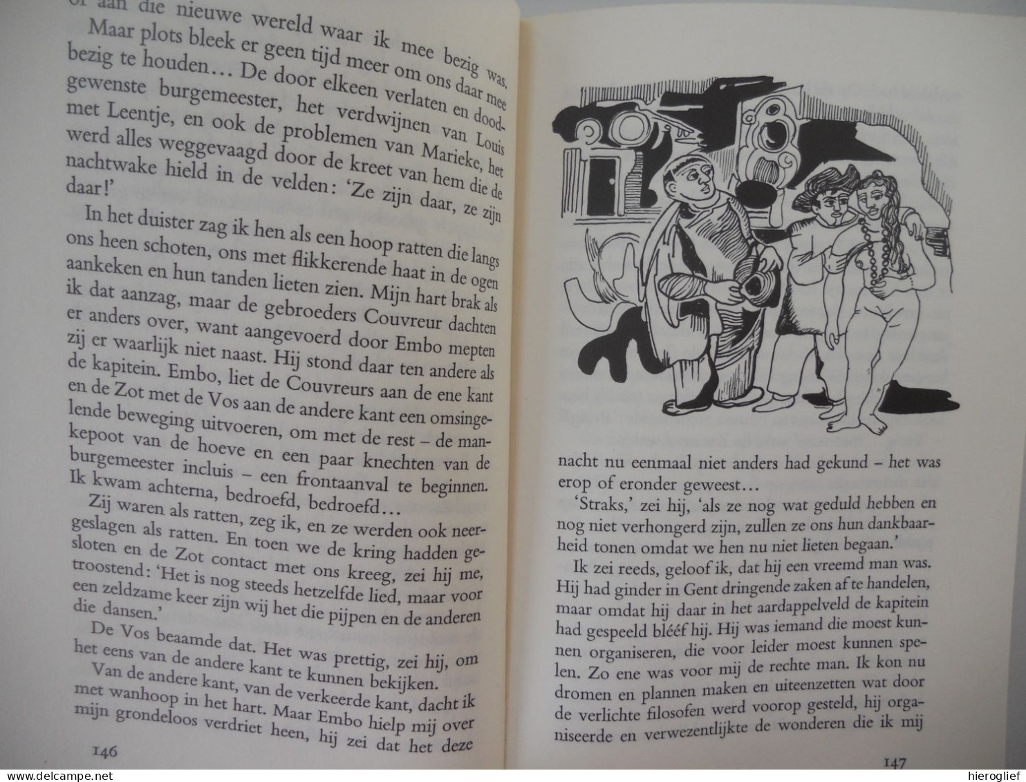 De Zoon Van Jan De Lichte - Louis Paul Boon 1970 Illustratie Bouthoorn /  Aalst Erembodegem Roversbende Bandieten - Literature