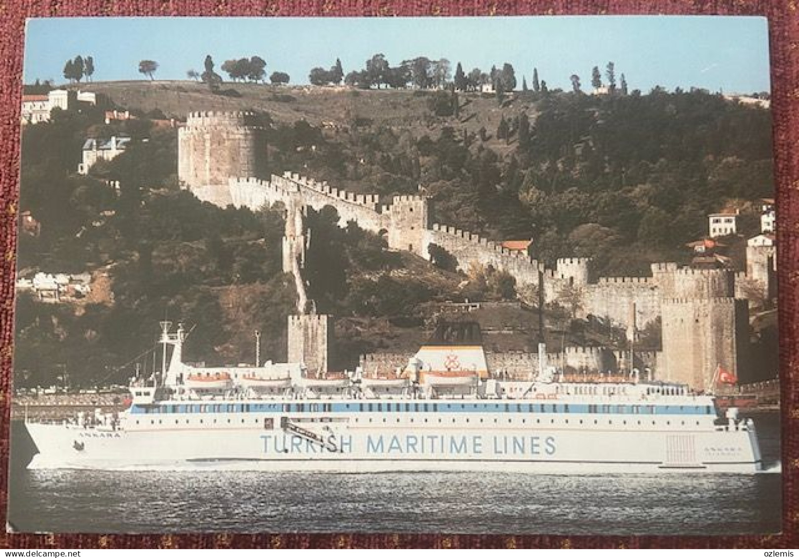 TURKEY,TURKEI,TURQUIE ,TURKISH MARITIME LINES ,ANKARA,POSTCARD - Ferries