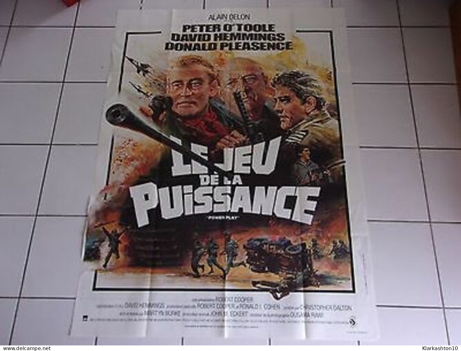 Affiche Originale 120 X 160 Film LE JEU DE LA PUISSANCE Peter O'Toole - Afiches