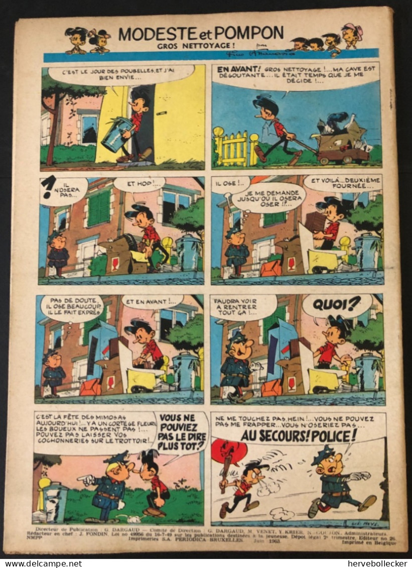 TINTIN Le Journal Des Jeunes N° 766 - 1963 - Tintin
