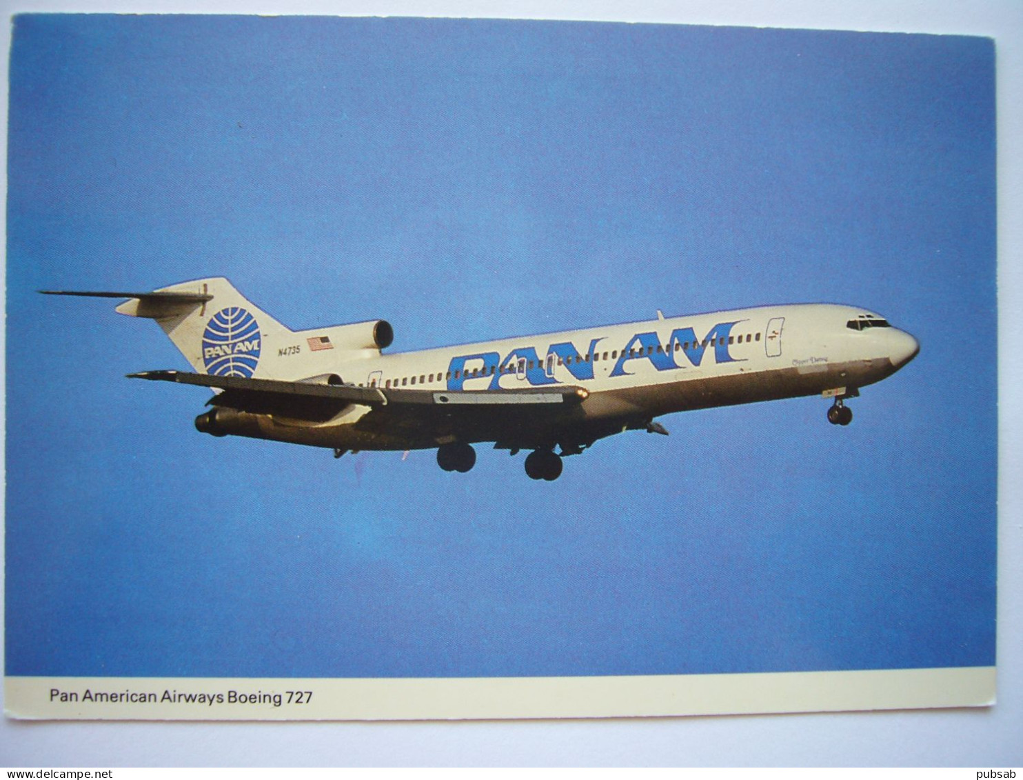 Avion / Airplane / PAN AMERICAN WORLD AIRWAYS / Boeing B727 / Registered As N4735 - 1946-....: Modern Era