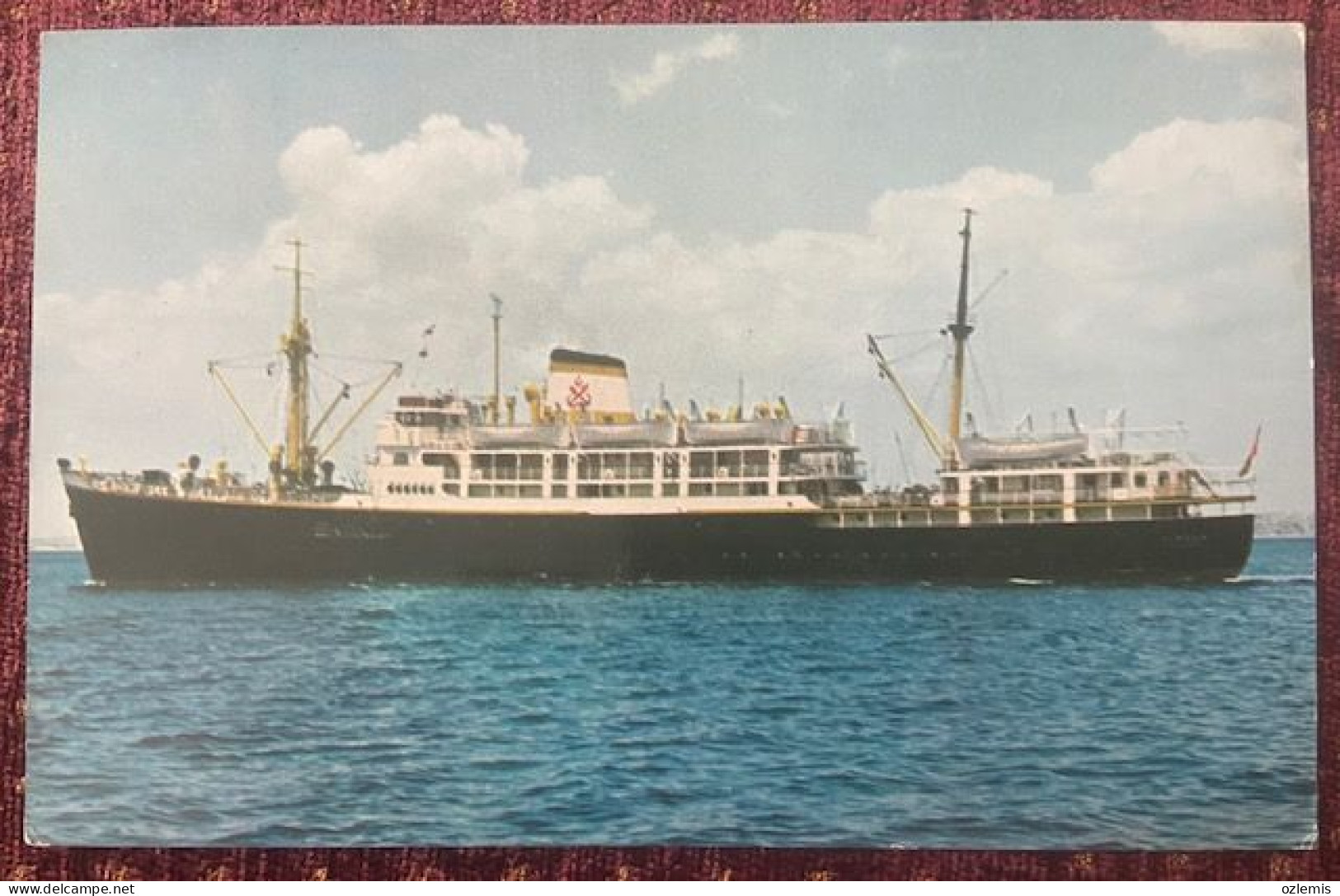 TURKEY,TURKEI,TURQUIE ,TURKISH MARITIME LINES ,TIRHAN ,POSTCARD - Ferries