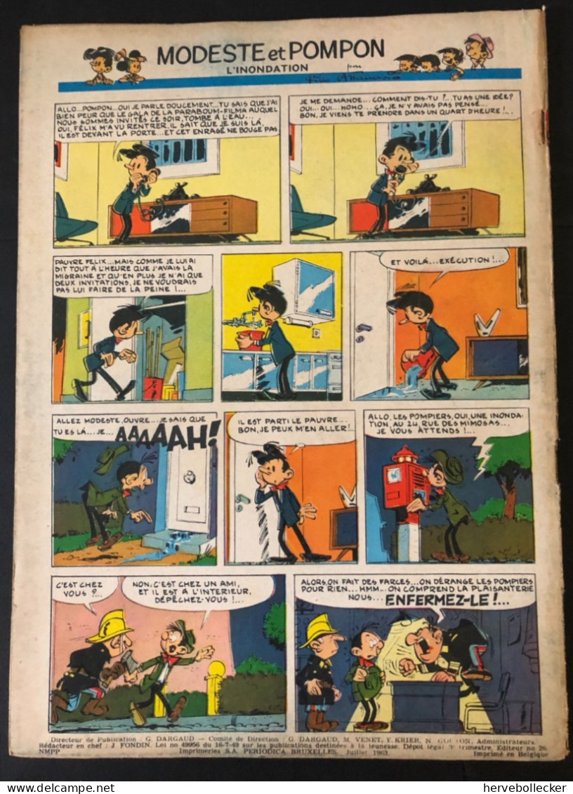 TINTIN Le Journal Des Jeunes N° 768 - 1963 - Tintin