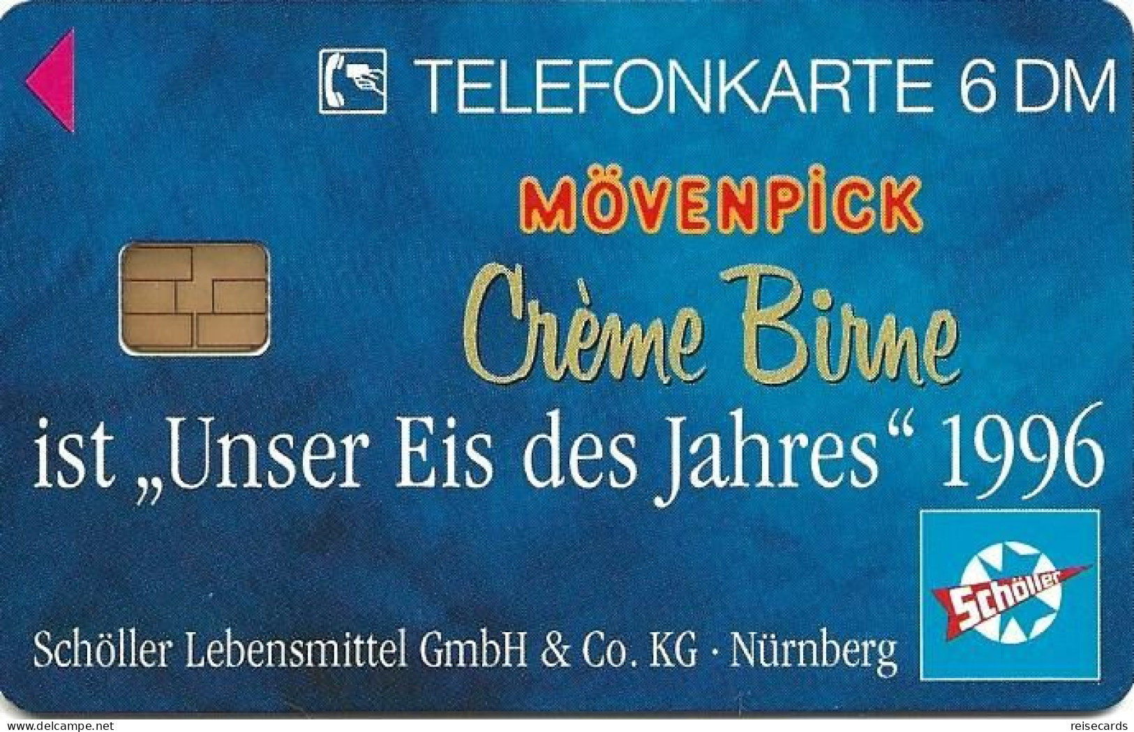 Germany: O 2426 12.95 Mövenpick Crème Birne, Mint - O-Series: Kundenserie Vom Sammlerservice Ausgeschlossen