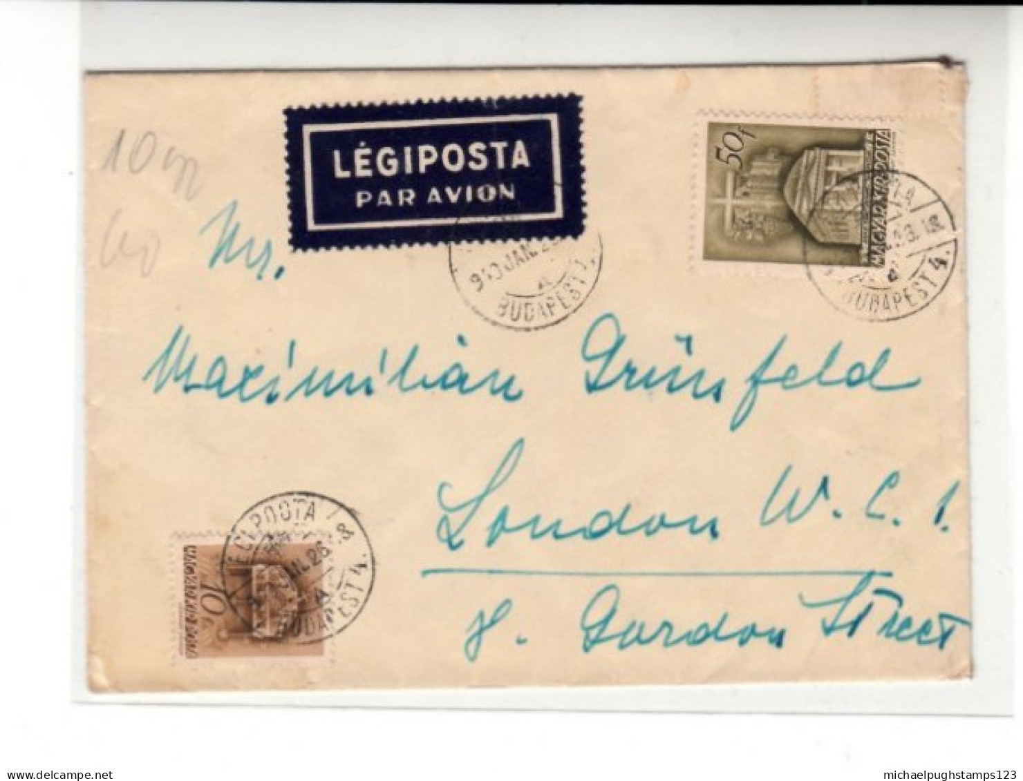 Hungary / Airmail / G.B. - Altri & Non Classificati