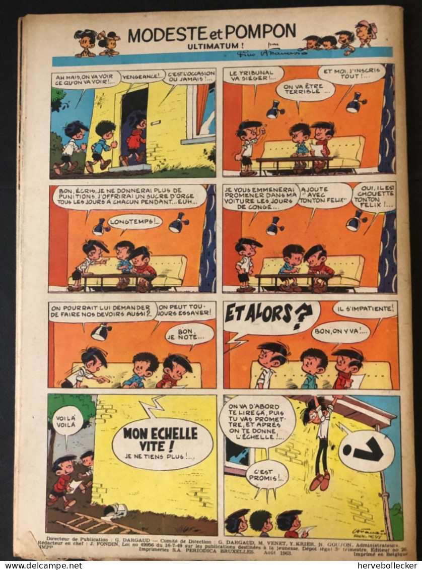 TINTIN Le Journal Des Jeunes N° 771 - 1963 - Tintin