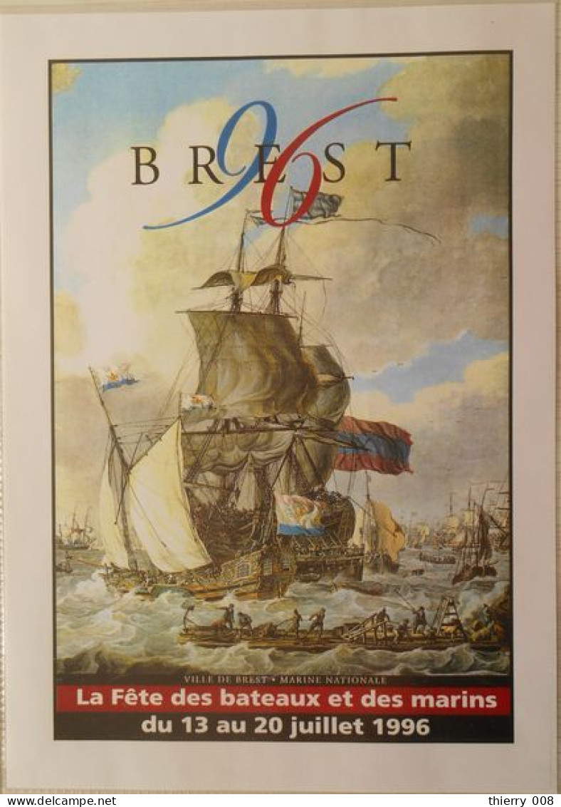 55 Reproduction Affiche  BREST 96  Format A4 - Manifesti