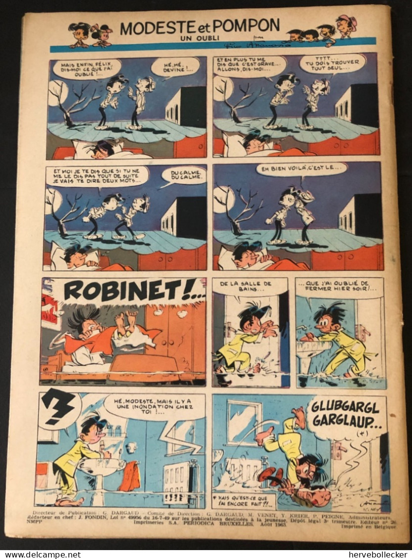 TINTIN Le Journal Des Jeunes N° 772 - 1963 - Tintin