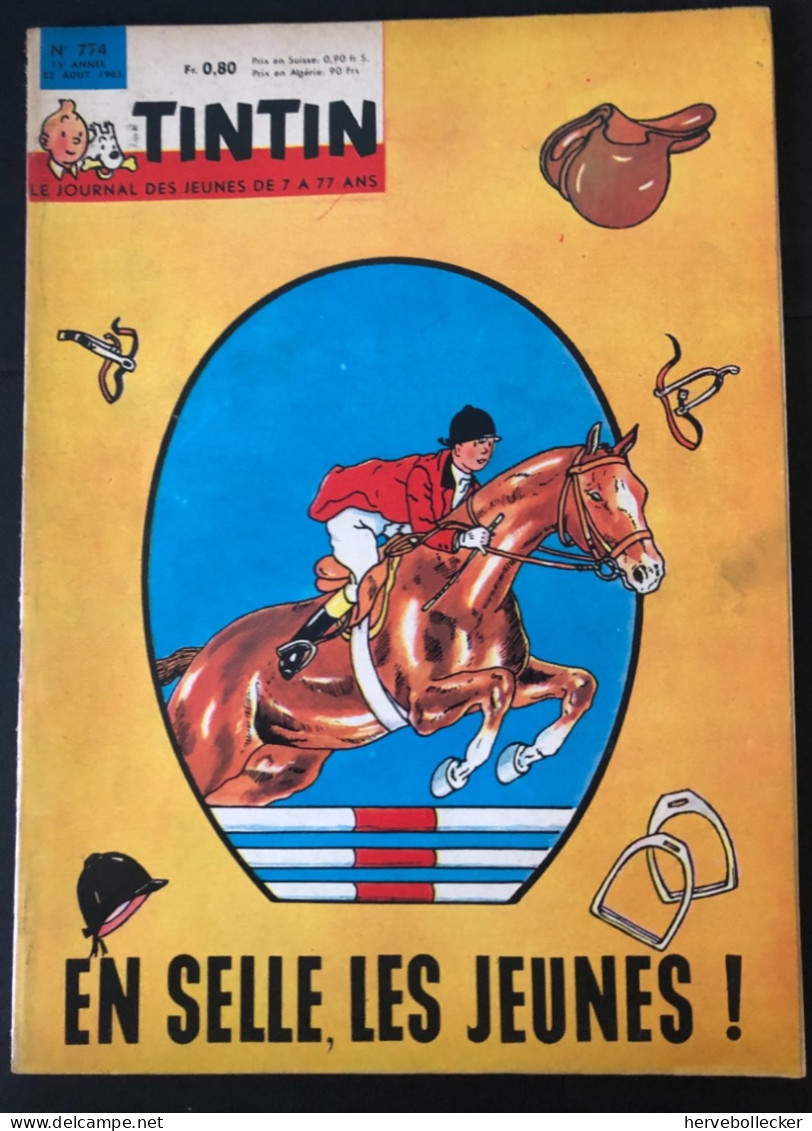 TINTIN Le Journal Des Jeunes N° 774 - 1963 - Tintin