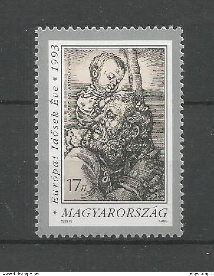 Hungary 1993 Euro. Year Of Elderly Persons Y.T. 3415 ** - Nuovi