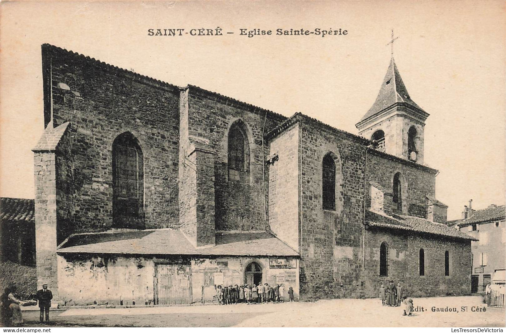 FRANCE - Saint Céré - Eglise Sainte Spérie - Carte Postale Ancienne - Saint-Céré