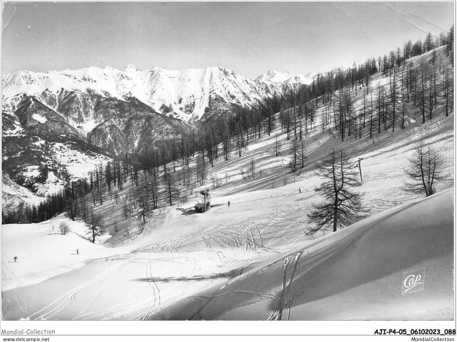 AJIP4-05-0382 - VALLEE DE LA GUISANE - Chantemerle - Serre-chevalier - Le Téleski De La Piste Rouge - Serre Chevalier