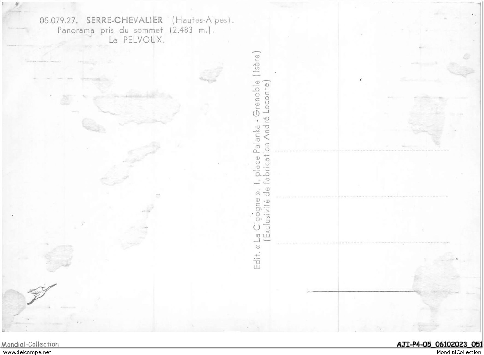 AJIP4-05-0363 - SERRE-CHEVALIER - Panorama Pris Du Sommet - Le Pelvoux - Serre Chevalier