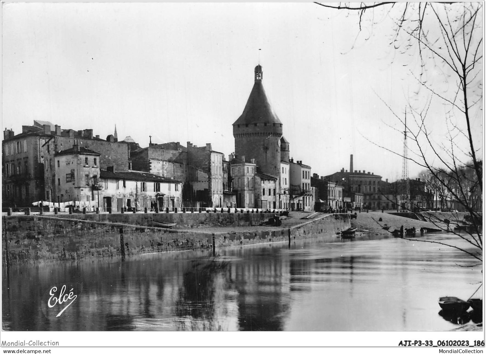 AJIP3-33-0289 - LIBOURNE - Gironde - La Tour Au Bord De L'isle - Libourne