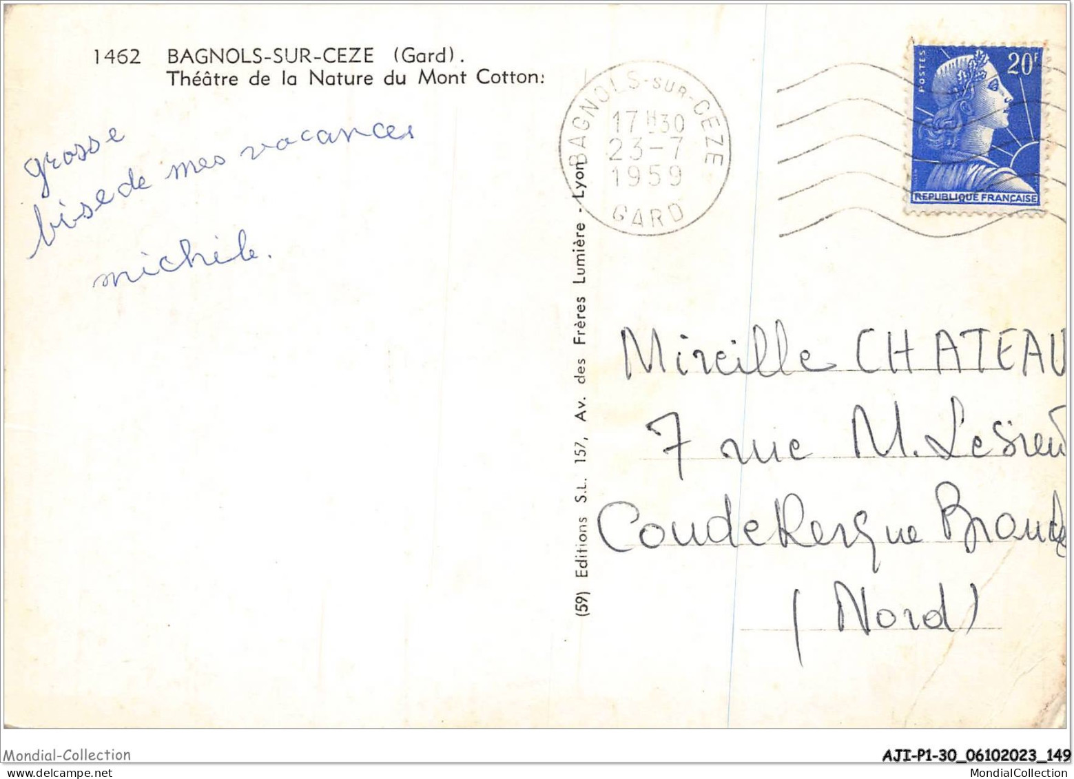 AJIP1-30-0075 - BAGNOLS-SUR-CEZE - Gard - Théâtre De La Nature Du Mont Cotton - Bagnols-sur-Cèze