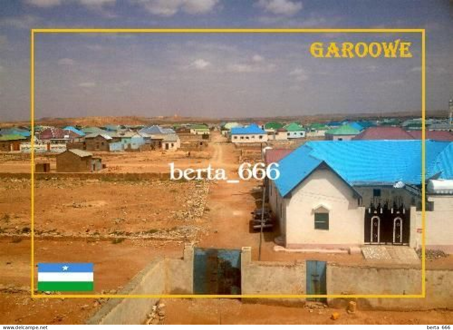 Somalia Puntland Garowe View New Postcard - Somalie