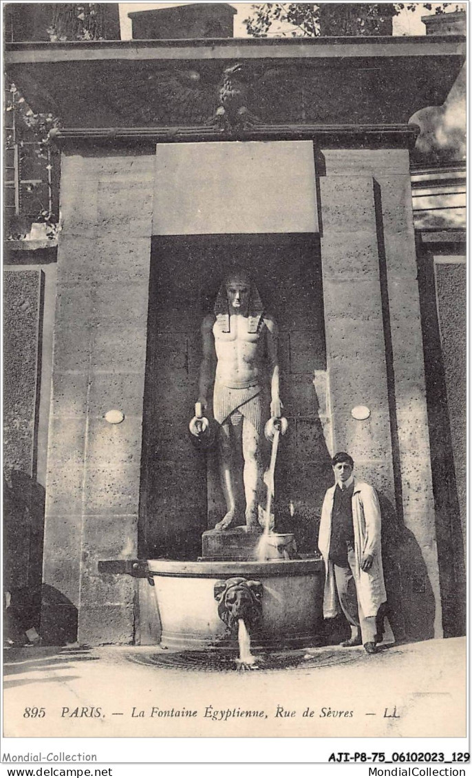 AJIP8-75-0875 - PARIS - La Fontaine égyptienne - Rue De Sèvres - Statues