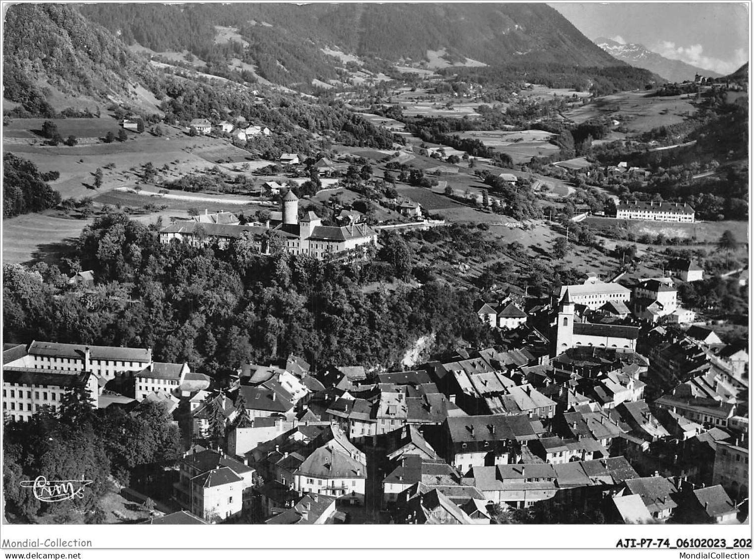 AJIP7-74-0774 - FAVERGES - Vue Panoramique Aérienne - Faverges