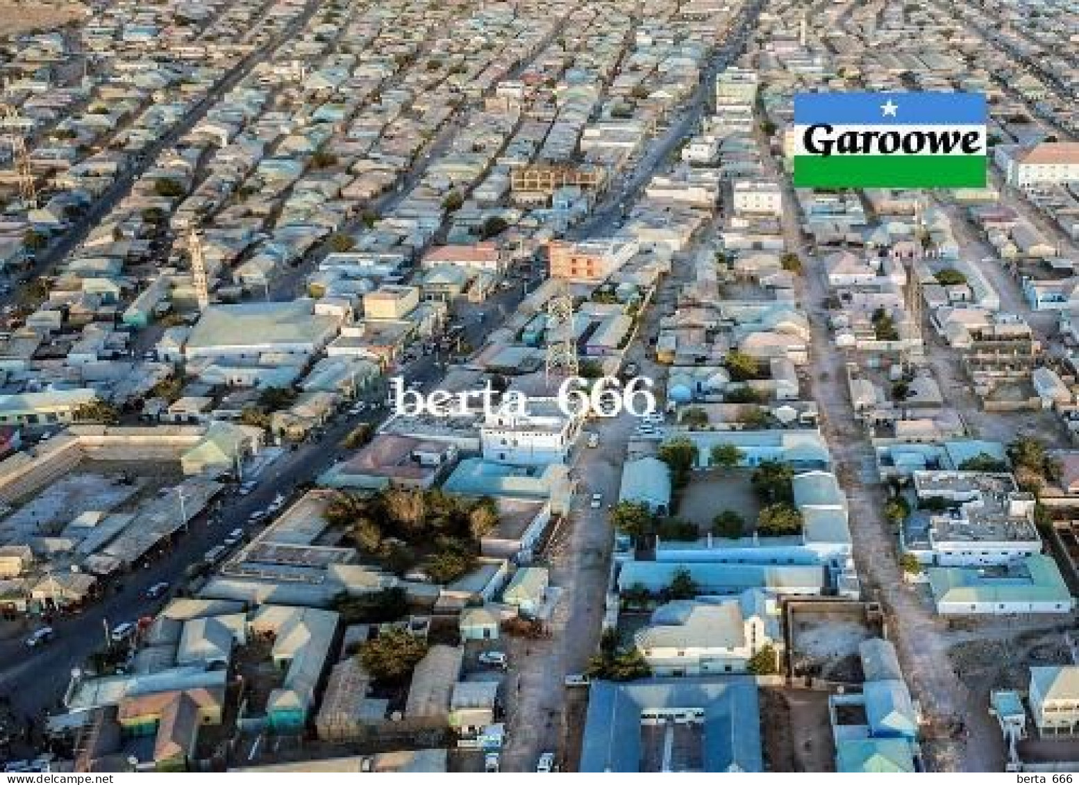 Somalia Puntland Garowe Aerial View New Postcard - Somalië