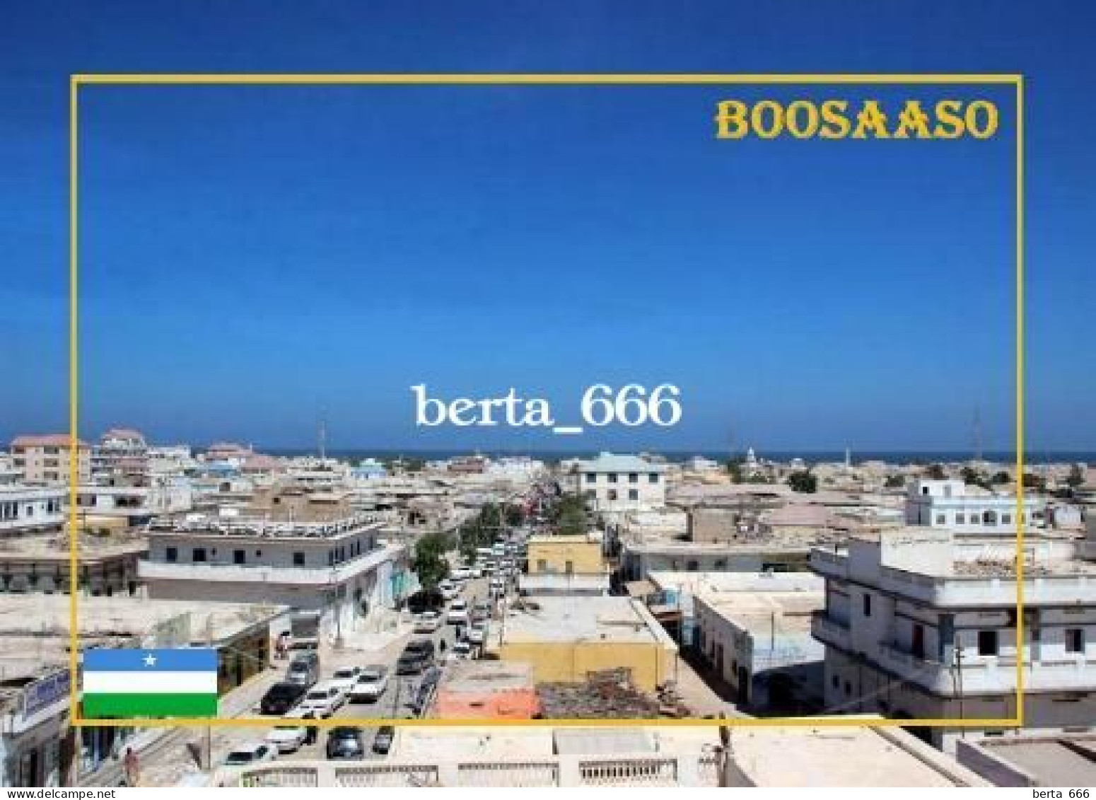 Somalia Puntland State Bosaso View Boosaaso New Postcard - Somalia