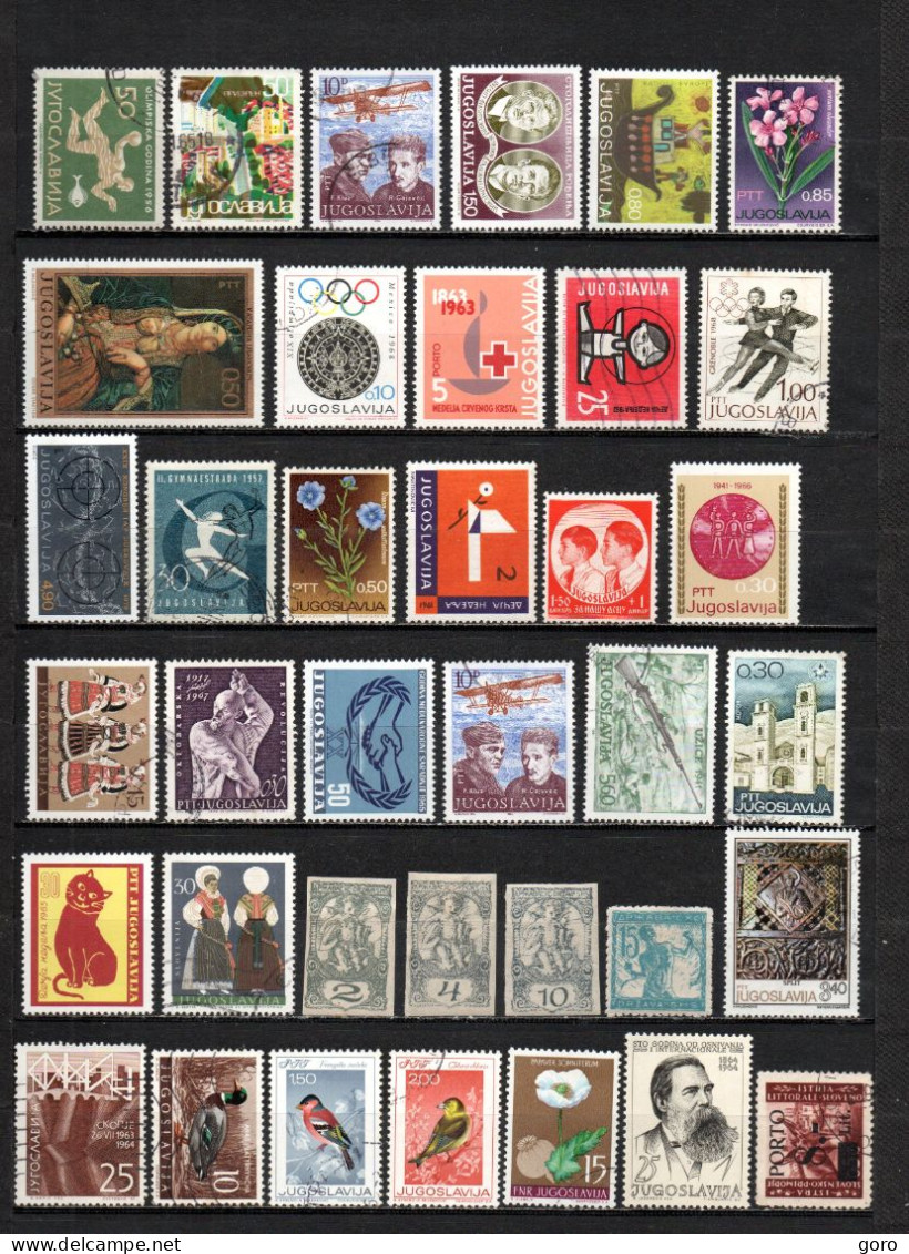 Yugoslavia  .-  Lote Nº   2  ,.   37   Sellos - Colecciones & Series