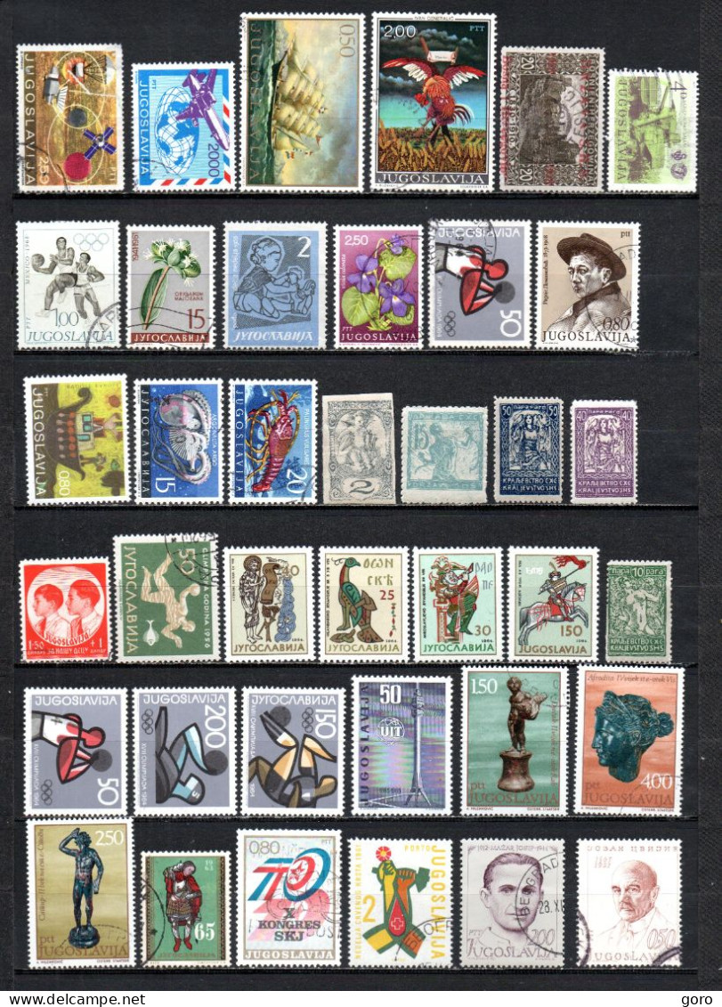 Yugoslavia  .-  Lote Nº  4   ,.   38   Sellos - Collections, Lots & Series