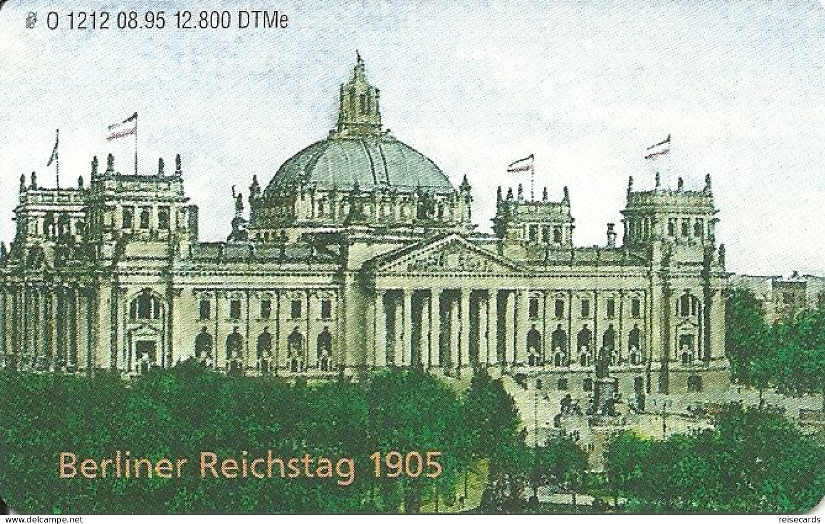 Germany: O 1212 08.95 Telecard Expo 1995 Berlin. Berliner Reichstag. Mint - O-Series: Kundenserie Vom Sammlerservice Ausgeschlossen
