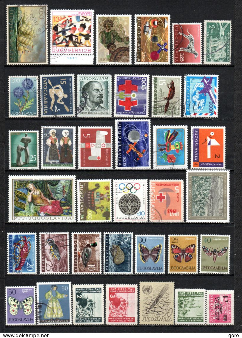 Yugoslavia  .-  Lote Nº  6   ,.   37   Sellos - Colecciones & Series