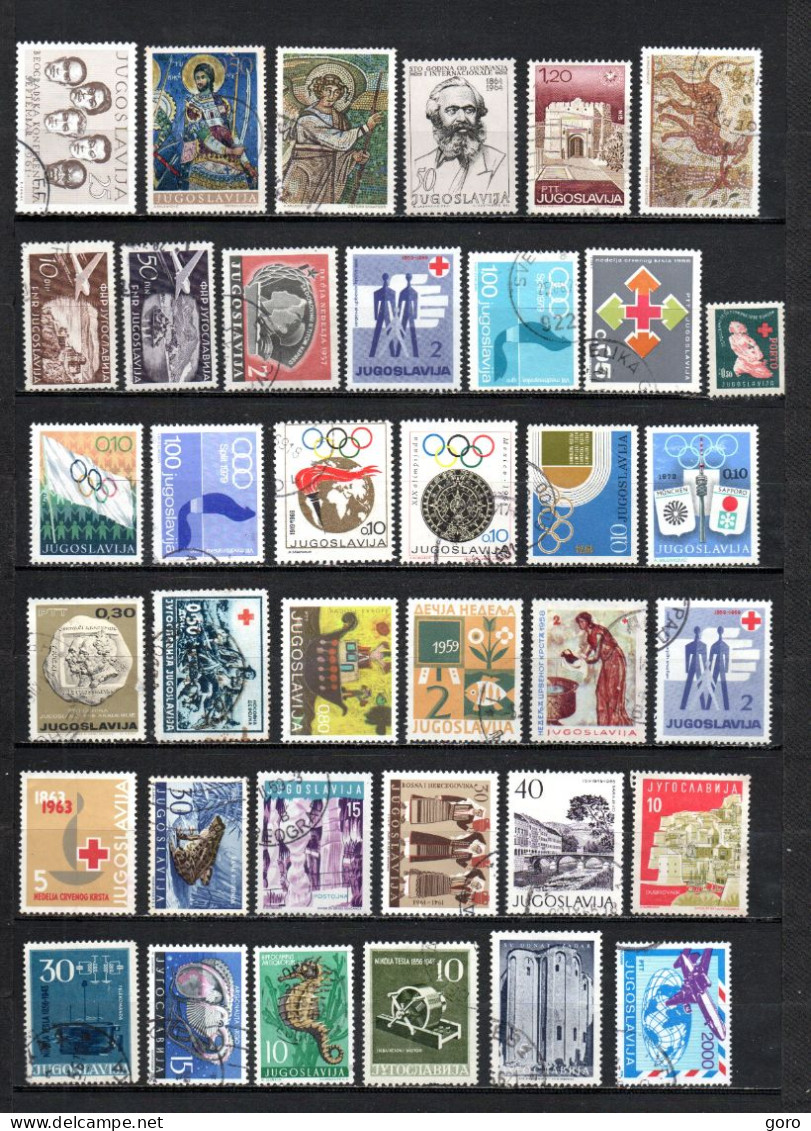 Yugoslavia  .-  Lote Nº  8   ,.   37   Sellos - Colecciones & Series
