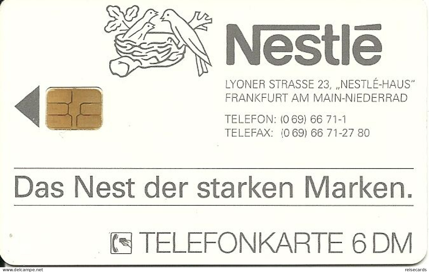 Germany: O 1022 06.95 Nestlé, Das Nest Der Starken Marken. Mint - O-Series: Kundenserie Vom Sammlerservice Ausgeschlossen