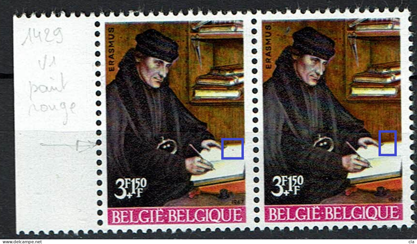 1429 X 2  **  LV 1  Point Rouge Ou Pas - 1961-1990