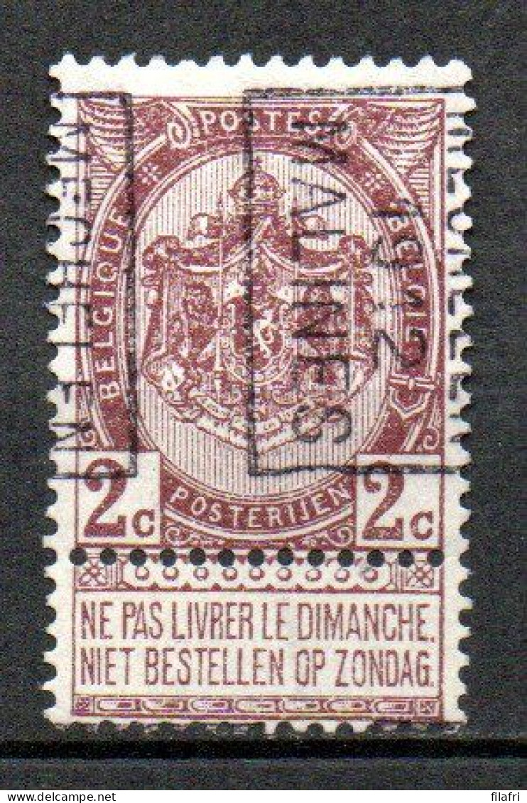 1794 Voorafstempeling Op Nr 55 - MECHELEN 1912 MALINES -  Positie B - Roulettes 1910-19