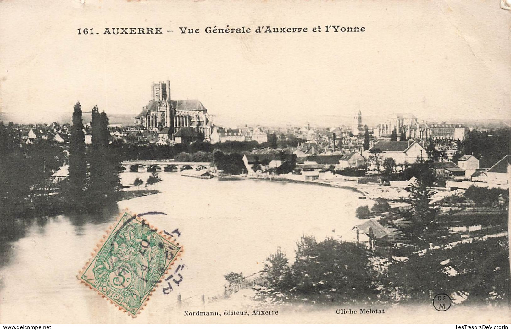 FRANCE - Auxerre - Vue Générale D'Auxerre Et L'Yonne - Nordmanu éditeur - Cliche Mélotat - Carte Postale Ancienne - Auxerre