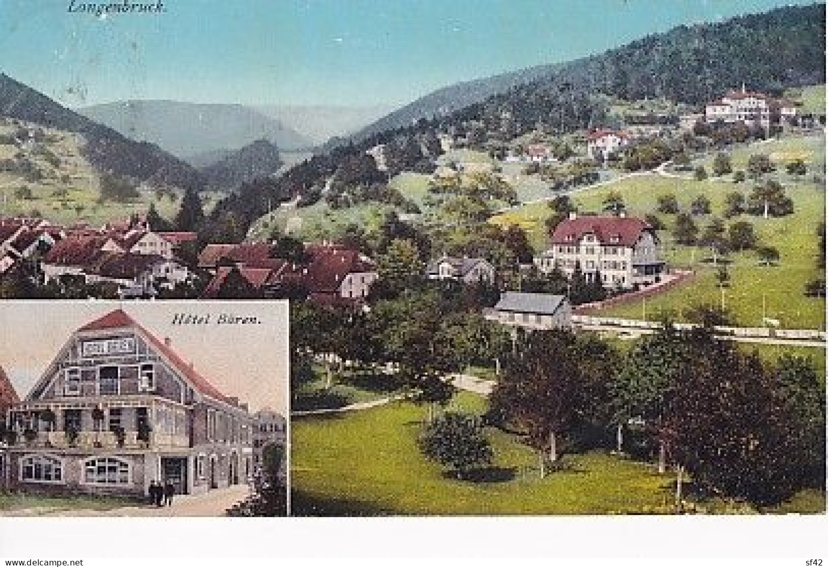 LANGENBRUCK                            HOTEL BAREN + PANORAMA - Langenbruck