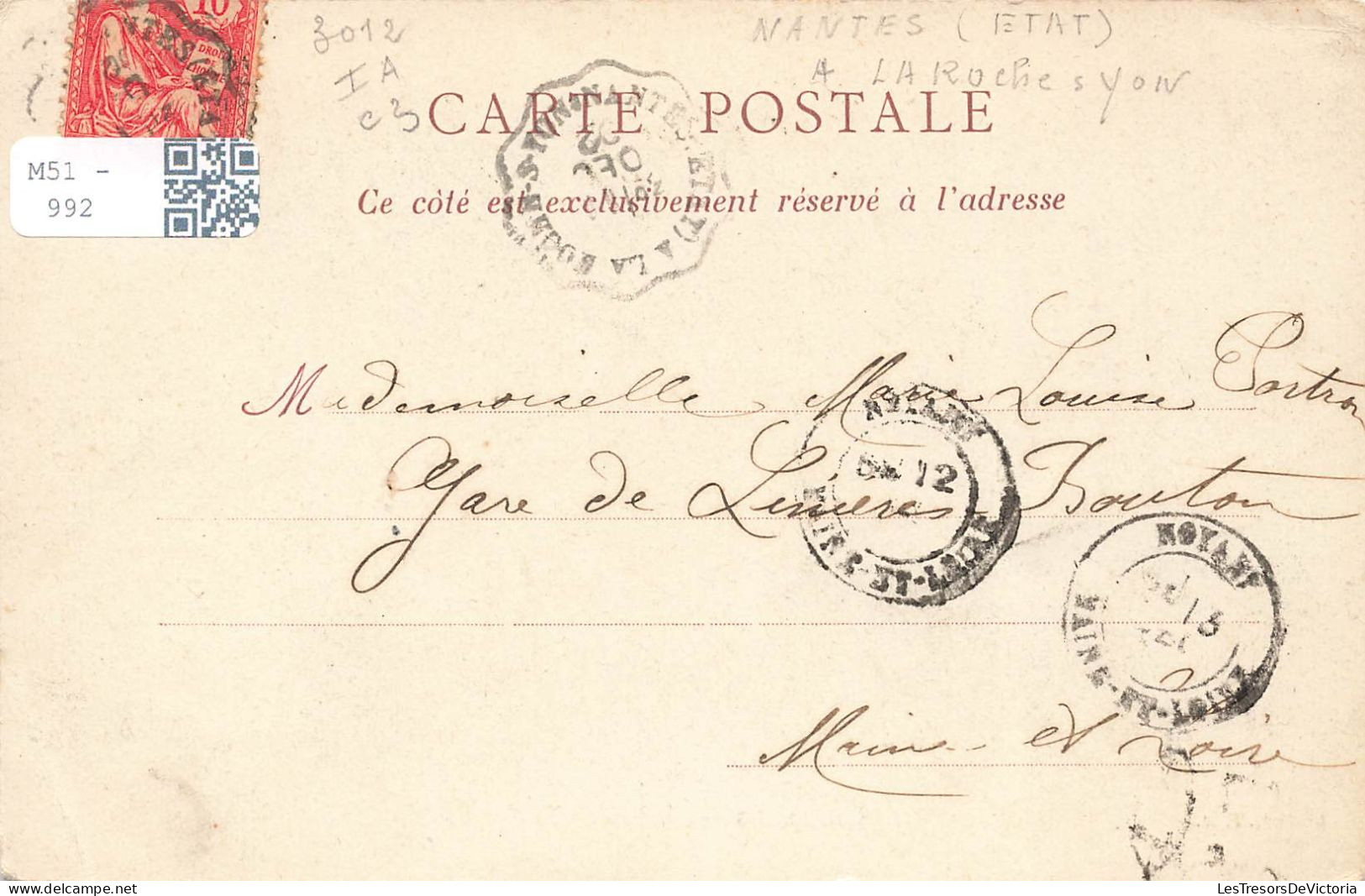 FRANCE - Challans - Rue Gobain - Animé - Carte Postale Ancienne - Challans