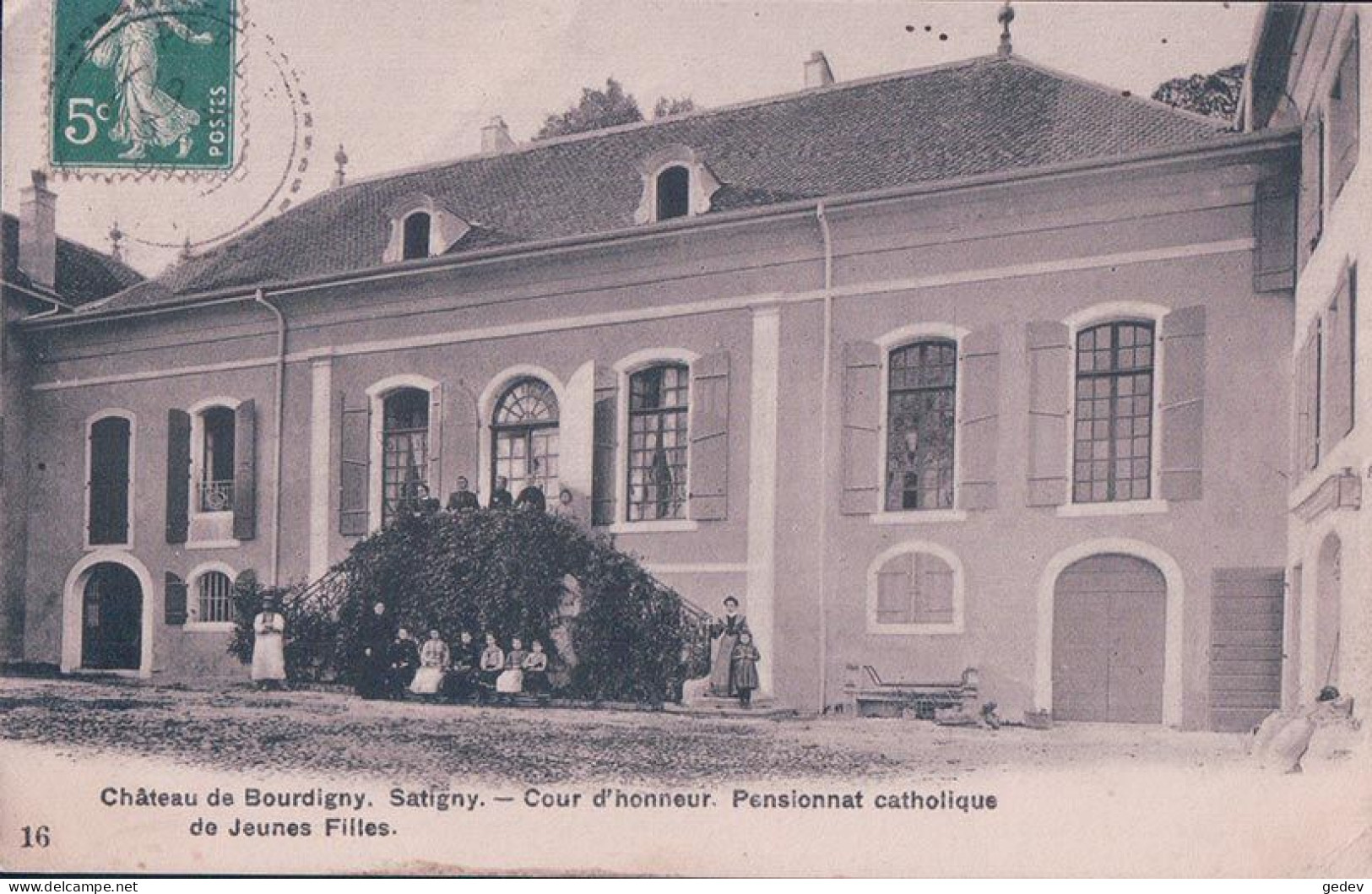 Genève, Satigny Château De Bourdigny, Pensionnat De Jeunes Filles (16) - Satigny