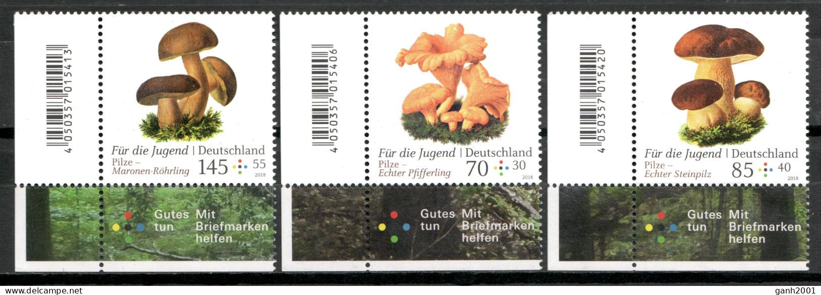 Germany 2018 Alemania / Mushrooms MNH Setas Pilzen / Cu20839  36-15 - Paddestoelen