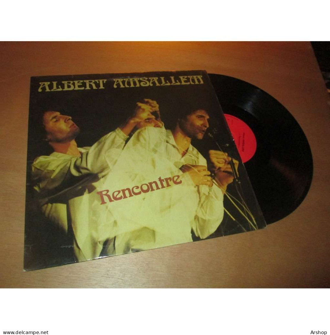 ALBERT AMSALLEM Rencontre CHANSON FOLK FRANCE Autoproduction ELI 3118 Lp 1984 - Autres - Musique Française