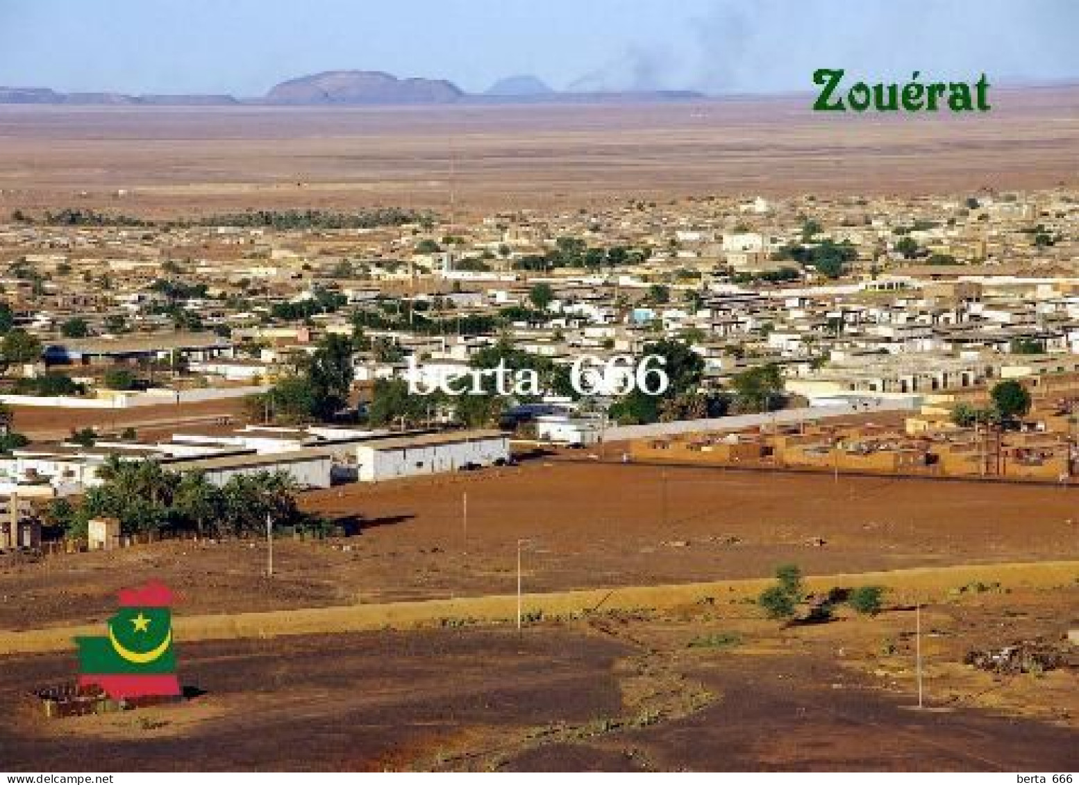 Mauritania Zouerat Overview New Postcard - Mauretanien