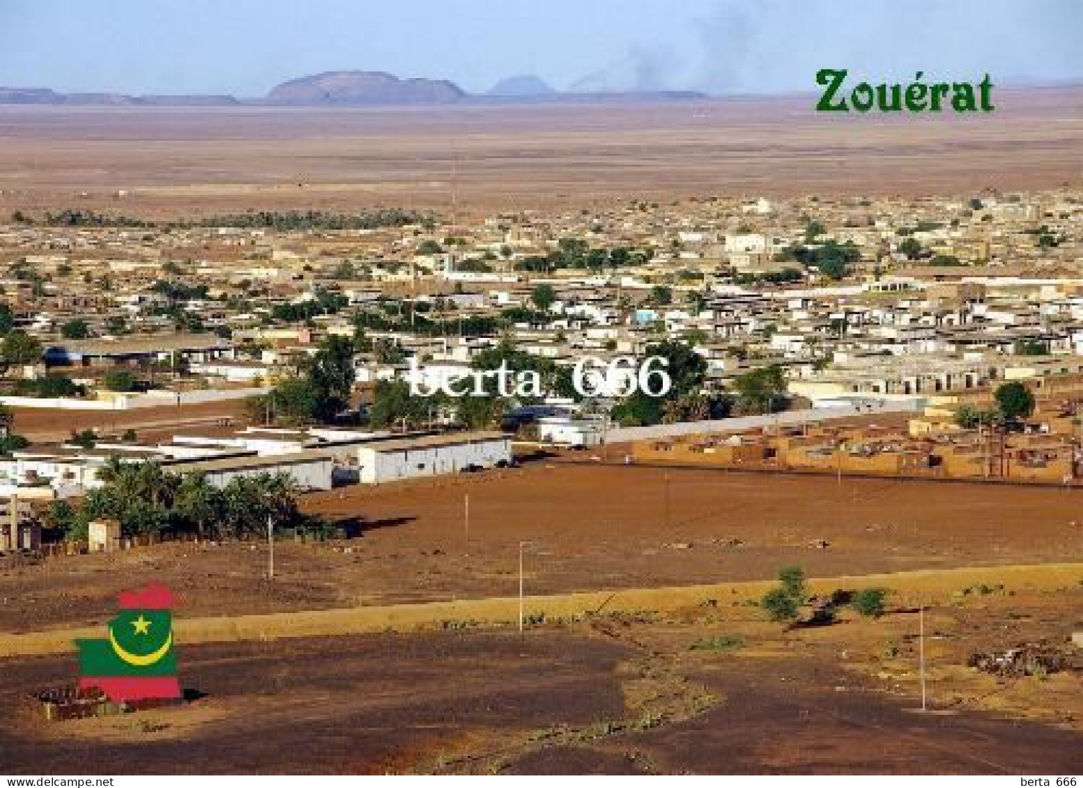 Mauritania Zouerat Overview New Postcard - Mauritanië