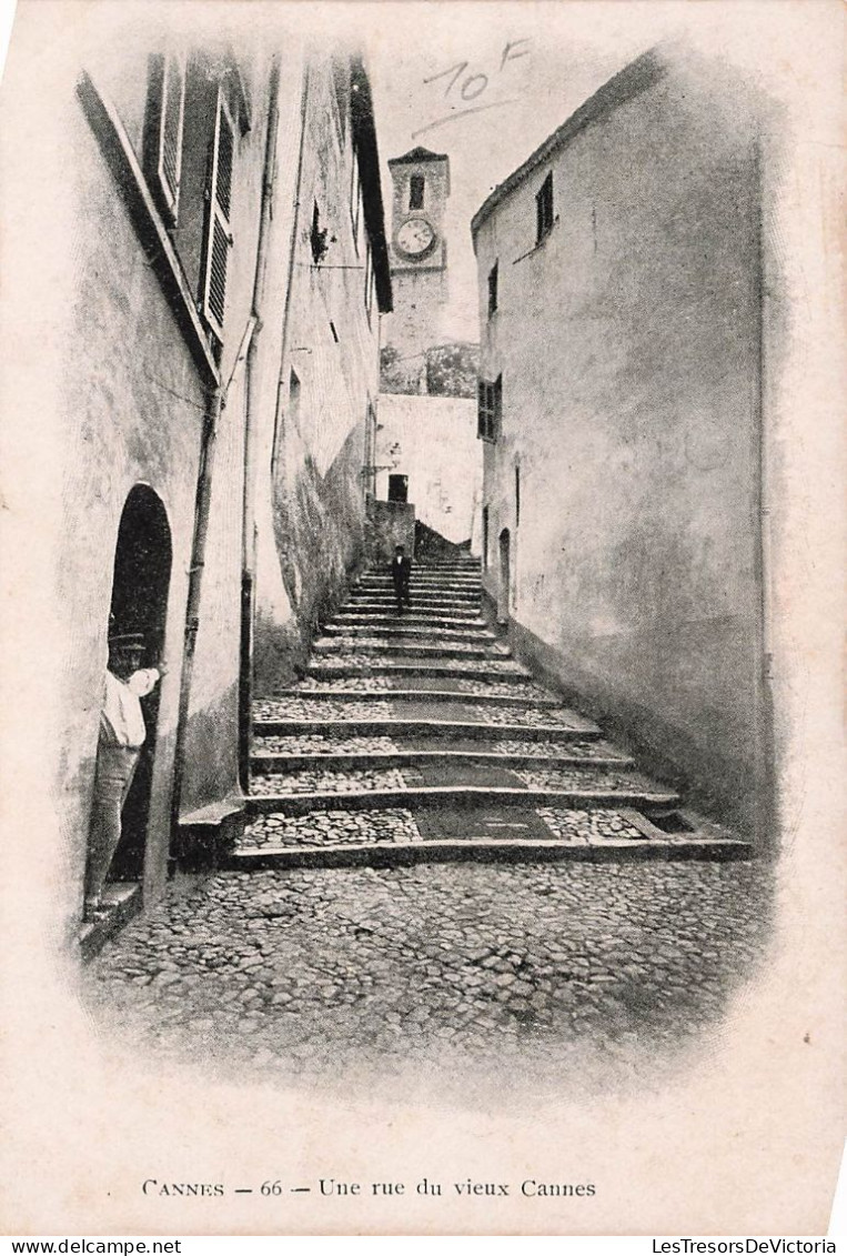 FRANCE - Cannes - Une Rue Du Vieux Cannes - Animé - Carte Postale Ancienne - Cannes