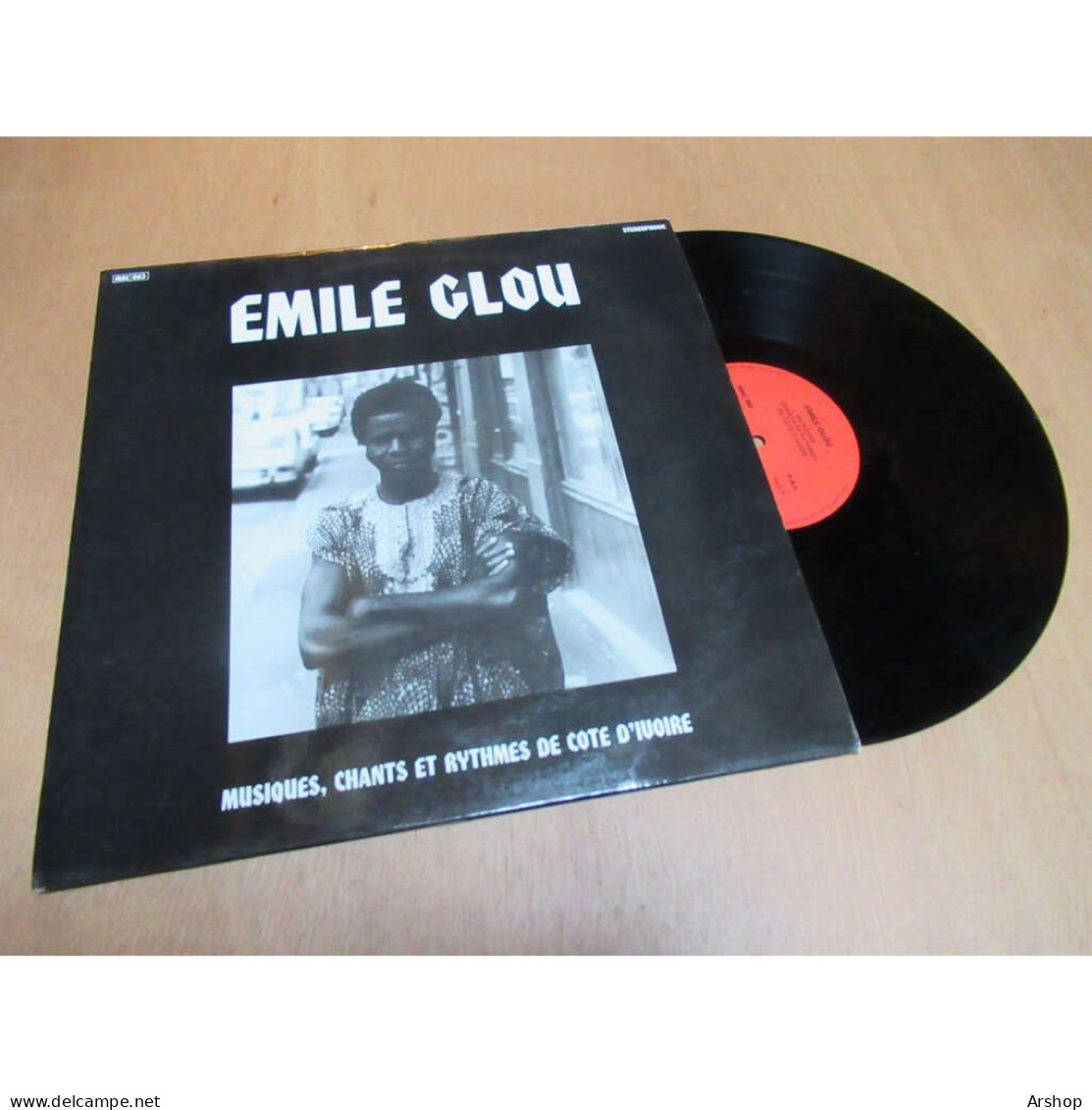 EMILE GLOU Musiques, Chants Et Rythmes De COTE D'IVOIRE - MUSIQUE AFRICAINE AFRO MRC 003 FRANCE Lp - Música Del Mundo